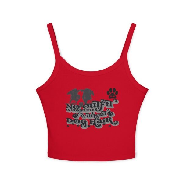 Personalized Women's Spaghetti Strap Tank Top - Perfect for Pet Lovers, Casual Wear, Gifts, Summer Outfits, Dog Owners