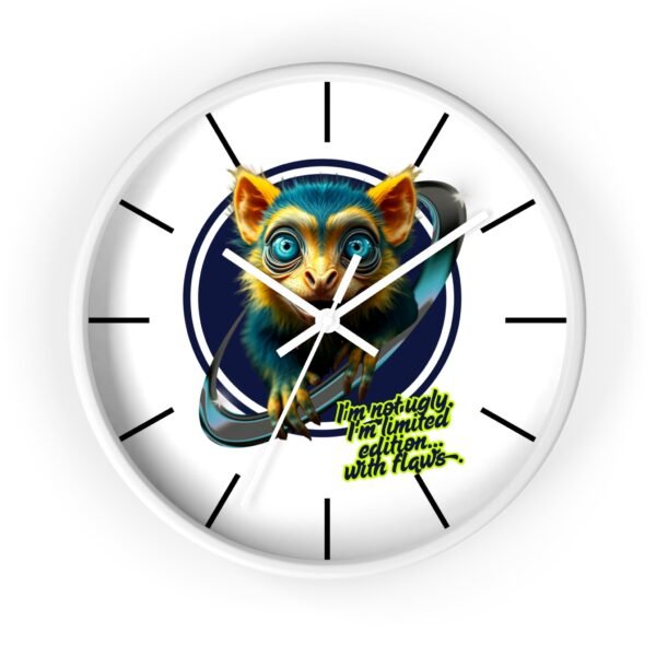 Whimsical Limited Edition Wall Clock, Fun Decor for Kids Room, Unique Gift for Birthdays, Quirky Home Accent, Animal Lovers Decor