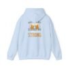 Strength Motivational Hoodie - Men Heavy Blend Sweatshirt, Funny Apparel, Casual Comfort, Comfort Level
