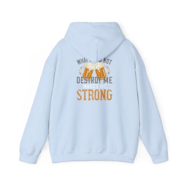Strength Motivational Hoodie - Men Heavy Blend Sweatshirt, Funny Apparel, Casual Comfort, Comfort Level