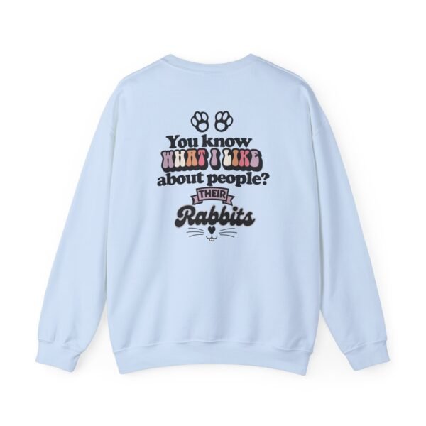 Rabbit Lovers Unisex Crewneck Sweatshirt, Funny Animal Apparel, Gift for Pet Owners, Cozy Sweatshirt, Perfect for All Seasons, Casual Wear