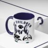 Personalized Dog Lover's Accent Coffee Mug with Cute Pup Design, Pet Owner Gift, Birthday Gift for Dog Moms, Dog Dad Coffee Cup