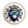Urban Gorilla Wall Clock, Cool Home Decor, Funky Gift for Him, Modern Art Timepiece, Unique Wall Art for Living Room