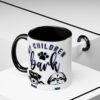 Personalized Dog Lover's Accent Coffee Mug with Cute Pup Design, Pet Owner Gift, Birthday Gift for Dog Moms, Dog Dad Coffee Cup