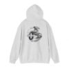 Comfortable Unisex Heavy Blend Hoodie with Bold Motorcycle Design, Perfect for Casual Wear, Gifts, Cycling Events, and Cozy Days