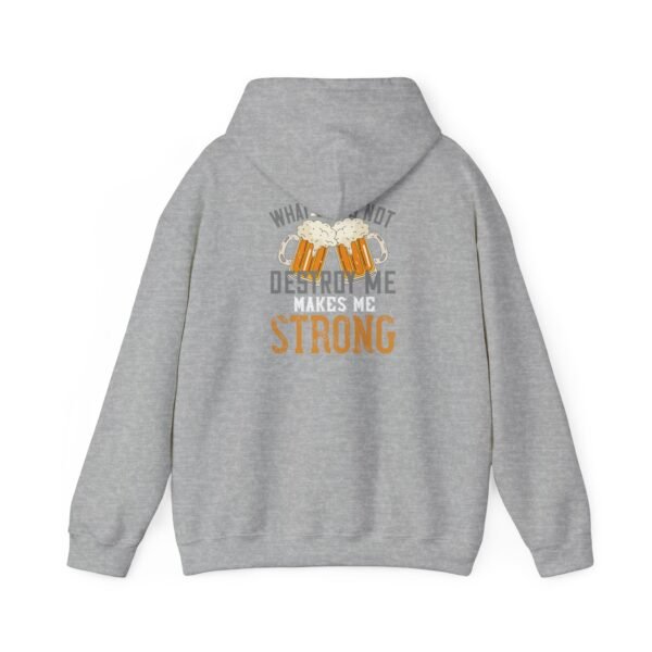 Strength Motivational Hoodie - Men Heavy Blend Sweatshirt, Funny Apparel, Casual Comfort, Comfort Level