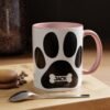 Personalized Coffee Mug, Dog Lover Gift, Personalized Pet Mug, Animal Lover Cup, Cute Paw Design Coffee Cup