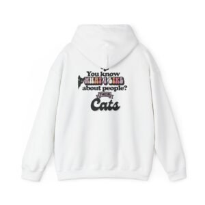 Cats Lover Hoodie, Funny Sweatshirt, Gifts for Cat Owners, Unisex Hooded Sweatshirt, Cozy Cat Mom Gift