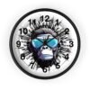 Urban Gorilla Wall Clock, Cool Home Decor, Funky Gift for Him, Modern Art Timepiece, Unique Wall Art for Living Room