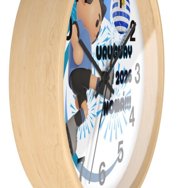 Uruguay Soccer Wall Clock | 2026 World Cup Decor, Sports Gift, Soccer Fan, Unique Home Decor, Soccer Lover Gift