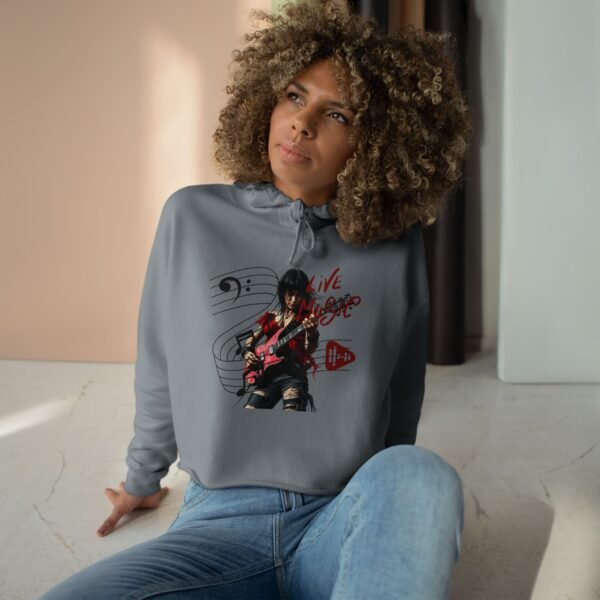 1590195221291755970_2048.jpeg Music Crop Hoodie, Live Music Style Pullover, Gift for Musicians, Casual Outfit