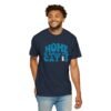 Home is Where My Cats Unisex Garment-Dyed T-Shirt, Cat Lover Tee, Gift for Cat Owners, Cute Pet Shirt
