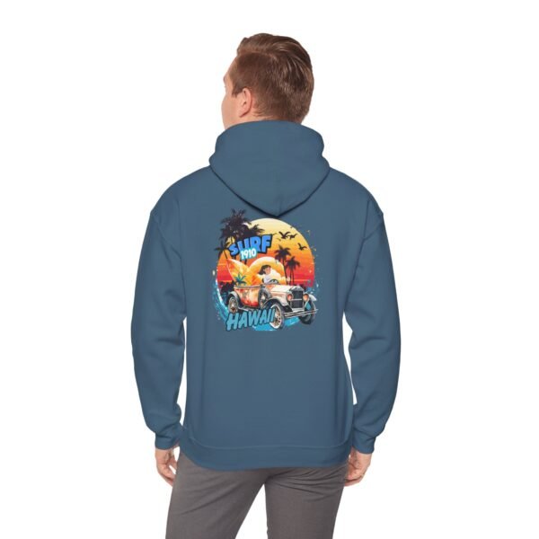 Surfing in Hawaii Hoodie, Beach Vibes Sweatshirt, Unisex Casual Wear, Summer Gift, Vacation Essentials