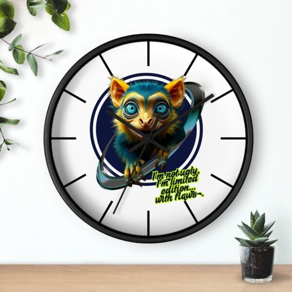 Whimsical Limited Edition Wall Clock, Fun Decor for Kids Room, Unique Gift for Birthdays, Quirky Home Accent, Animal Lovers Decor
