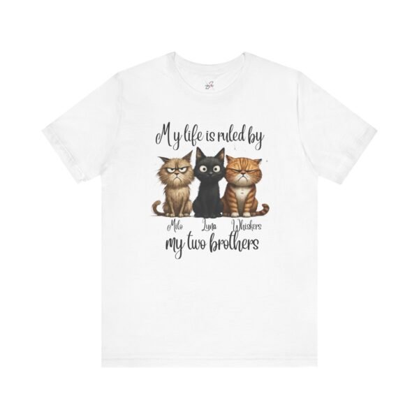 16077288038875159587_2048.jpeg Personalized Cat T-Shirt, Funny Cat Lover Tee, Unisex Pet Owner Gift, Birthday Shirt, Animal Lovers Apparel
