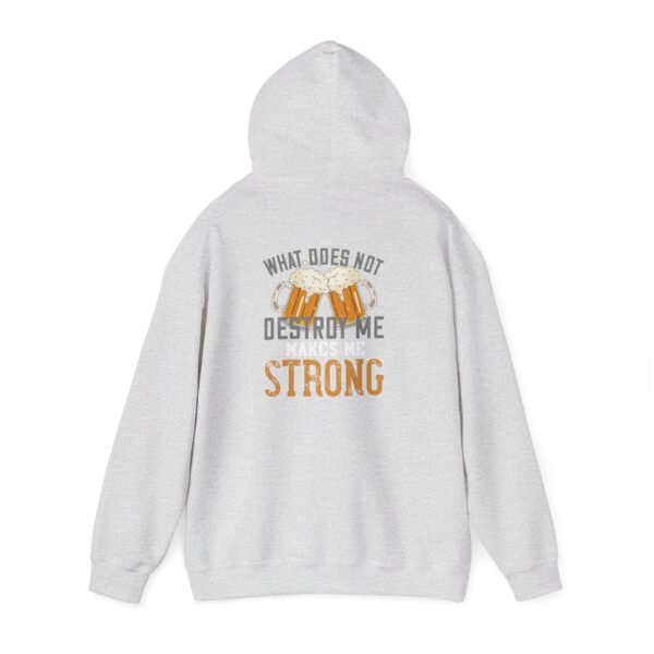 Strength Motivational Hoodie - Men Heavy Blend Sweatshirt, Funny Apparel, Casual Comfort, Comfort Level