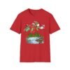 Nature-Inspired Graphic T-Shirt, Unisex Softstyle , Eco-Friendly Fashion, Casual Wear, Outdoor Adventure, Nature Lover Gift