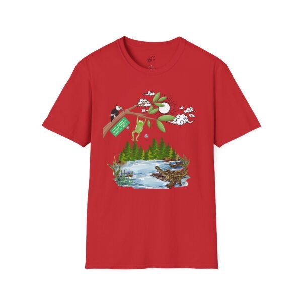 Nature-Inspired Graphic T-Shirt, Unisex Softstyle , Eco-Friendly Fashion, Casual Wear, Outdoor Adventure, Nature Lover Gift