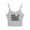 Personalized Women's Spaghetti Strap Tank Top - Perfect for Pet Lovers, Casual Wear, Gifts, Summer Outfits, Dog Owners