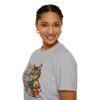 Coffee Cat Unisex T-Shirt, Cute Coffee Lover Tee, Funny Cat Shirt, Gift for Cat Owners, Quirky Animal Apparel