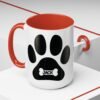 Personalized Coffee Mug, Dog Lover Gift, Personalized Pet Mug, Animal Lover Cup, Cute Paw Design Coffee Cup