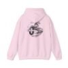 Comfortable Unisex Heavy Blend Hoodie with Bold Motorcycle Design, Perfect for Casual Wear, Gifts, Cycling Events, and Cozy Days