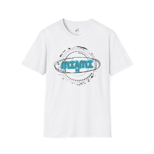 Miami Vibe Unisex Softstyle T-Shirt, Casual Summer Tee, Vacation Outfit, Beachwear, Travel Shirt, Graphic Tee