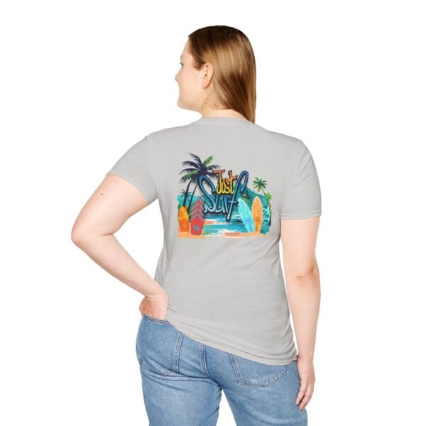 16447129274256273132_2048.jpeg Beach T-Shirt- Just Surf, Summer Style, Casual Wear, Surfing Gift, Unisex Apparel
