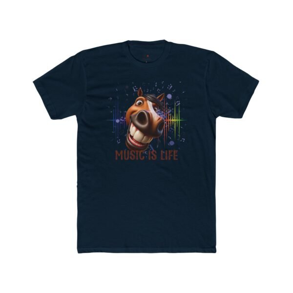 16462137823934812030_2048.jpeg Unisex Music Is Life Tee - Fun Graphic, Gift for Music Lovers, Festival Wear