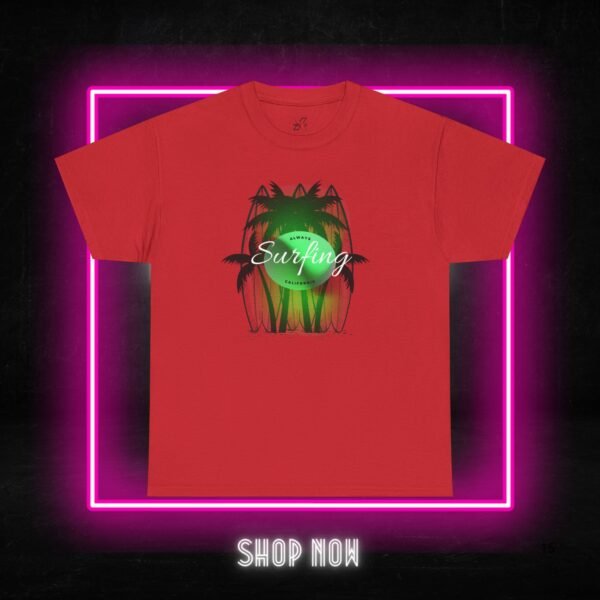 California Surfing Unisex Heavy Cotton Tee Beach Vibes T-Shirt