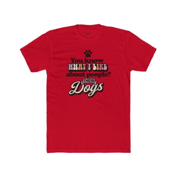 Unisex “Dog Lover” T-Shirt – Cute Gift for Dogs Owners, Casual Pet Lover Apparel