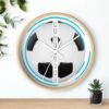 Soccer Wall Clock, Sports Decor, Argentina Fan Gift, Home Office Timepiece, Soccer Decor, Unique Wall Art
