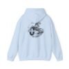 Comfortable Unisex Heavy Blend Hoodie with Bold Motorcycle Design, Perfect for Casual Wear, Gifts, Cycling Events, and Cozy Days