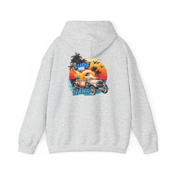 Surfing in Hawaii Hoodie, Beach Vibes Sweatshirt, Unisex Casual Wear, Summer Gift, Vacation Essentials