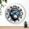 Urban Gorilla Wall Clock, Cool Home Decor, Funky Gift for Him, Modern Art Timepiece, Unique Wall Art for Living Room