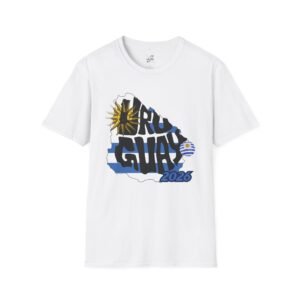 Uruguay Unisex Softstyle T-Shirt,  Comfortable T-Shirt, Soccer Supporter Apparel, Gift for Sports Lovers