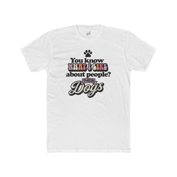 Unisex “Dog Lover” T-Shirt – Cute Gift for Dogs Owners, Casual Pet Lover Apparel