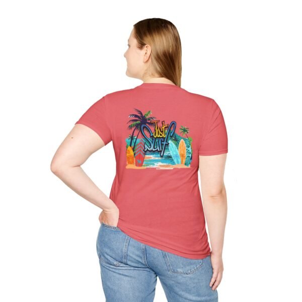 17703185076292274029_2048.jpeg Beach T-Shirt- Just Surf, Summer Style, Casual Wear, Surfing Gift, Unisex Apparel
