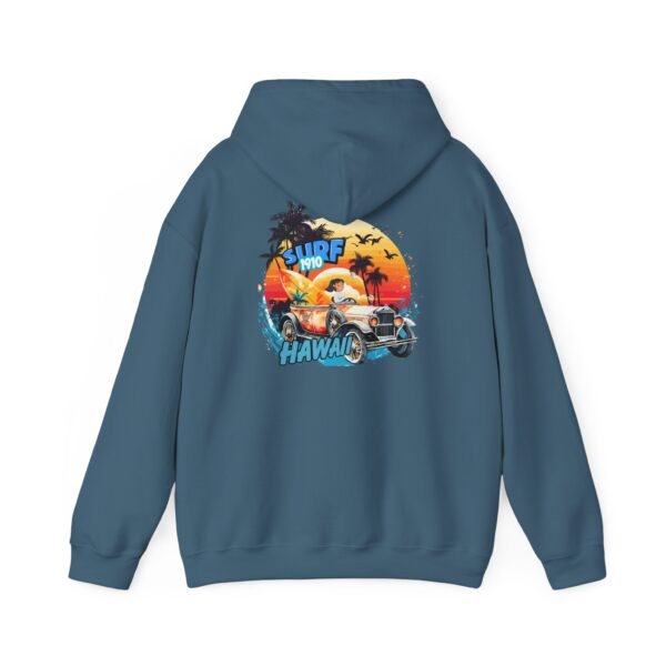 Surfing in Hawaii Hoodie, Beach Vibes Sweatshirt, Unisex Casual Wear, Summer Gift, Vacation Essentials