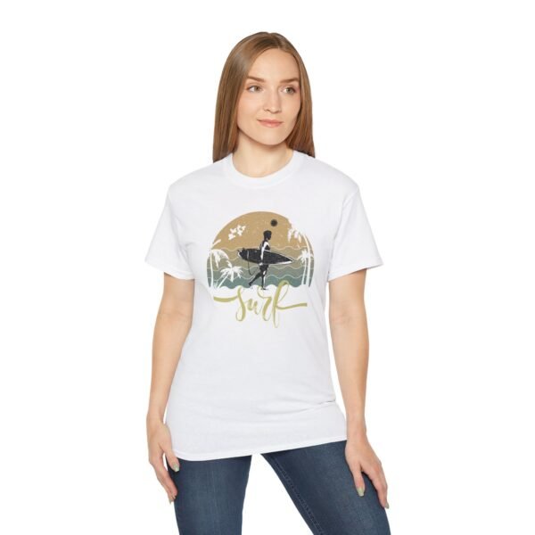 17810000443459907374_2048.jpeg Surf Vibes Unisex Ultra Cotton Tee - Beachy Casual Style, Lifestyle Apparel, beach casual shirt