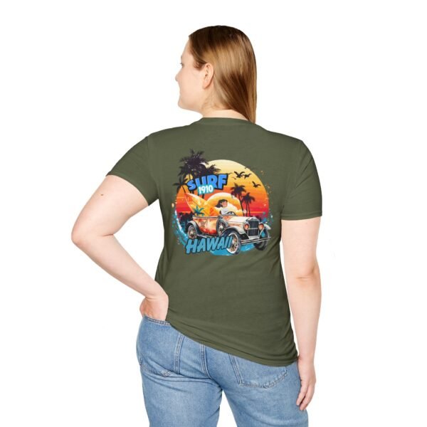 Hawaiian Surf T-Shirt, Vintage Surf Tee, Unisex Beach Wear, Summer Vibes, Retro Vacation Shirt, Perfect for Parties, Gifts