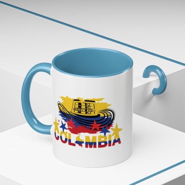 17909454596014660418_2048.jpeg Colombian Pride Coffee Mug, Accent Mug, Present for Coffee Lovers, Travel Souvenir 11/15 oz