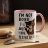 Sassy Cat Coffee Mug, Funny Pet Lover Gift, Boss-Like Humor, Unique Office Mug, Cat Owner Present