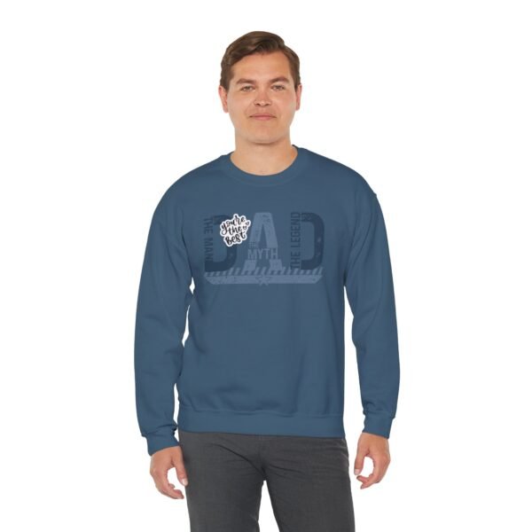 Fashion Dad Crewneck Sweatshirt, Father's Day Gift, Gift for Him, Casual Wear, Men Sweatshirt