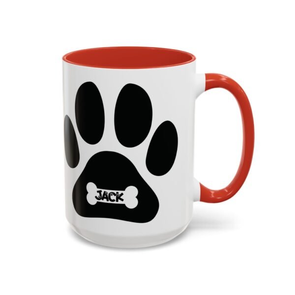 Personalized Coffee Mug, Dog Lover Gift, Personalized Pet Mug, Animal Lover Cup, Cute Paw Design Coffee Cup