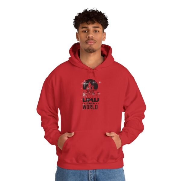 Dad of the World Hoodie, Cozy Unisex Sweatshirt for Father's Day, Dad Gifts, Casual Wear, Everyday Comfort, Family Adventures