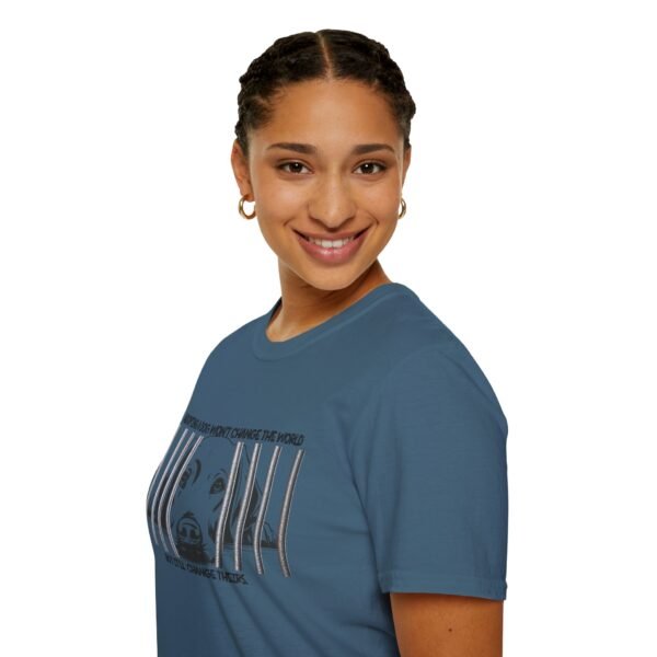 Adopt, Unisex Softstyle T-Shirt - Dog Lover Gift, Animal Rescue Support Tee, Pet Adoption Awareness, Cute Canine Apparel