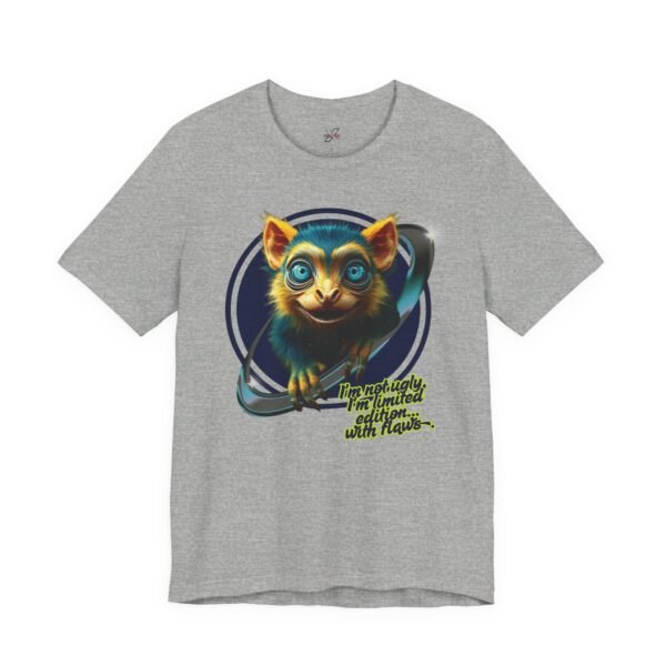 Fun Unisex Jersey Short Sleeve T-Shirt with Whimsical Creature Design, Casual Tee, Birthday Present