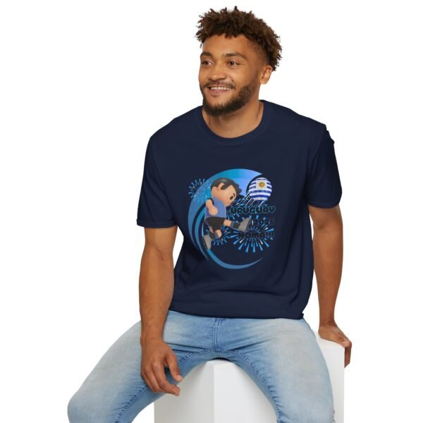18142264257584692256_2048.jpeg Uruguay Unisex Softstyle T-Shirt - Perfect for Uruguay Fans, Game Day, Sports Events, trendy design, Team Spirit, Casual Wear!