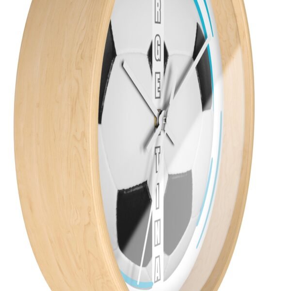 Soccer Wall Clock, Sports Decor, Argentina Fan Gift, Home Office Timepiece, Soccer Decor, Unique Wall Art